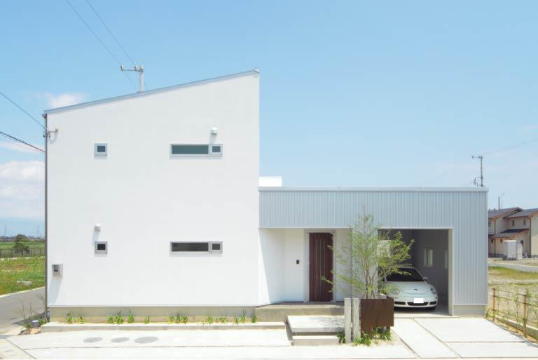 Building plan example (exterior photos). Model house "Shuang [tsu_tsu_mu] ".