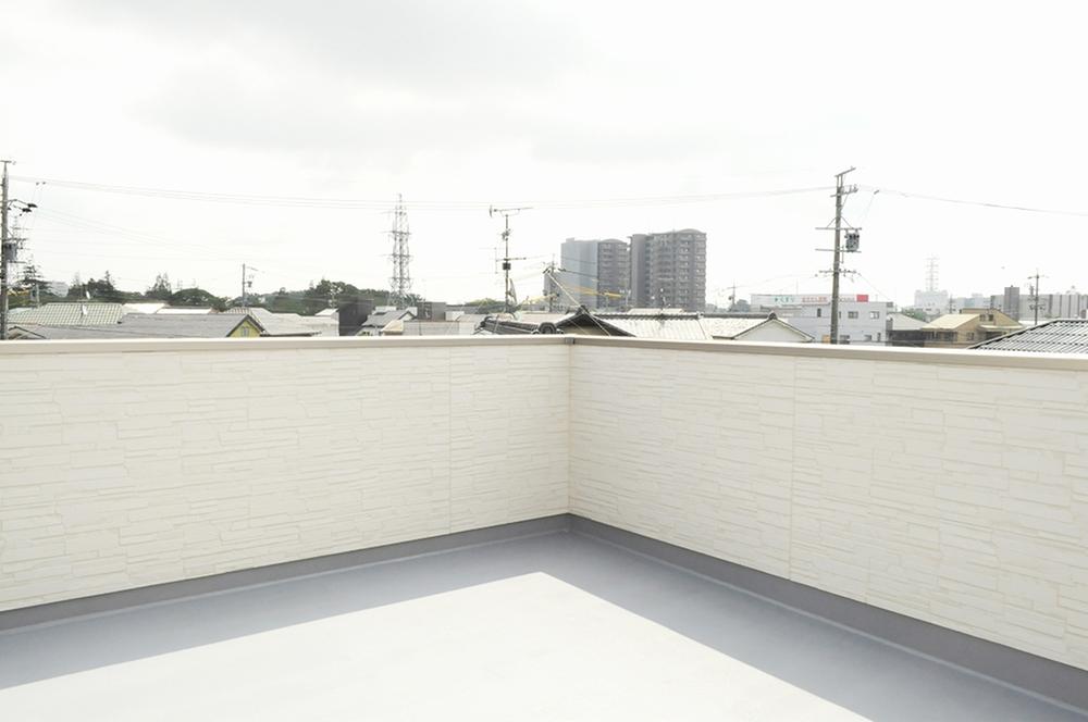 Balcony. Rooftop balcony of the local (September 2013 shooting)