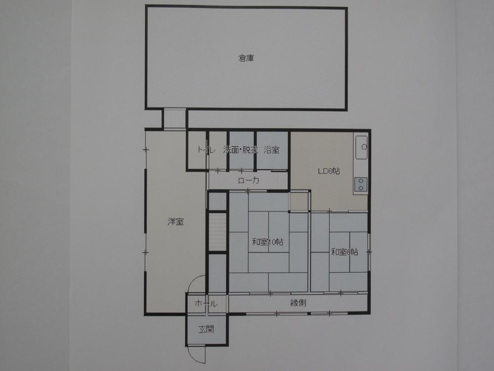 Floor plan. 24.5 million yen, 2LDK + S (storeroom), Land area 255.9 sq m , Building area 128.33 sq m renovation before