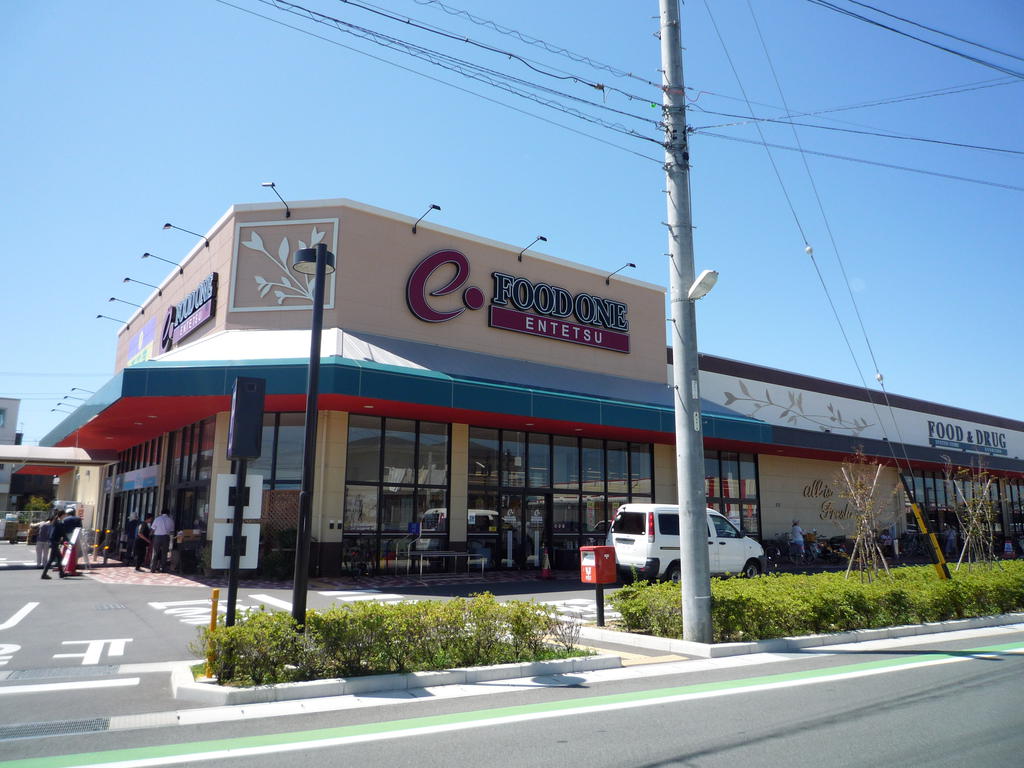 Supermarket. Totetsu store food one Izumi store up to (super) 722m