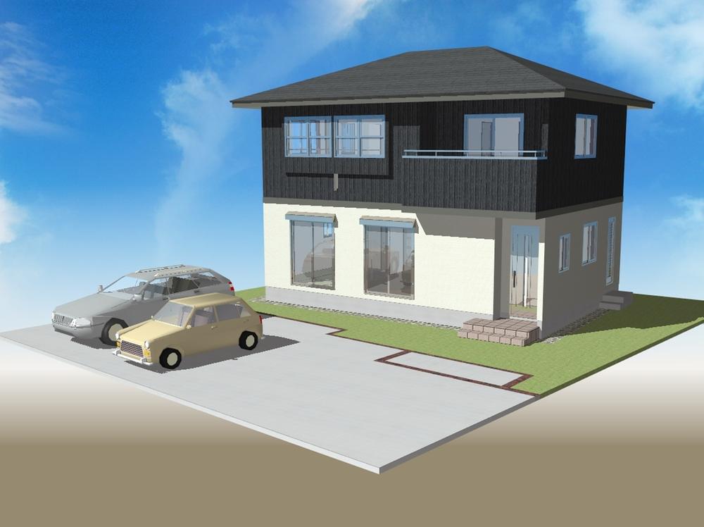 Building plan example (Perth ・ appearance). Building plan example