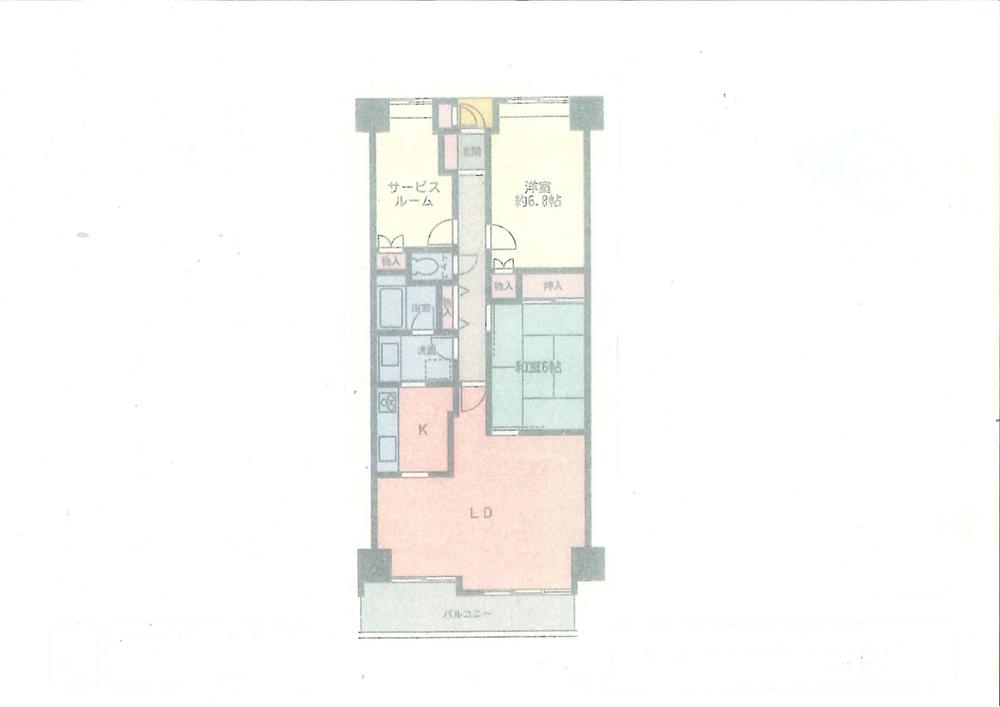 Floor plan. 2LDK + S (storeroom), Price 15 million yen, Occupied area 71.99 sq m , Balcony area 8.15 sq m
