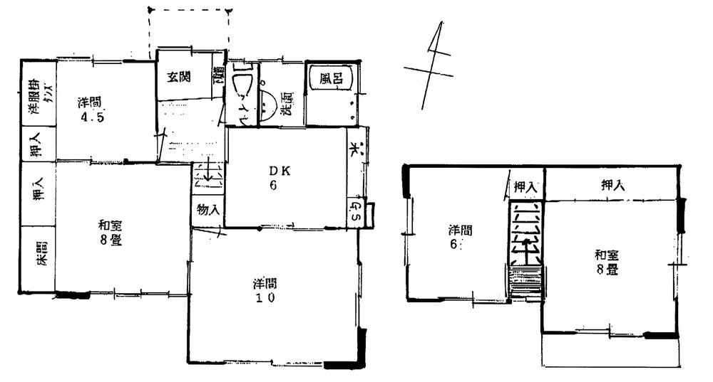 Floor plan. 20 million yen, 5DK, Land area 199.54 sq m , Building area 96.59 sq m