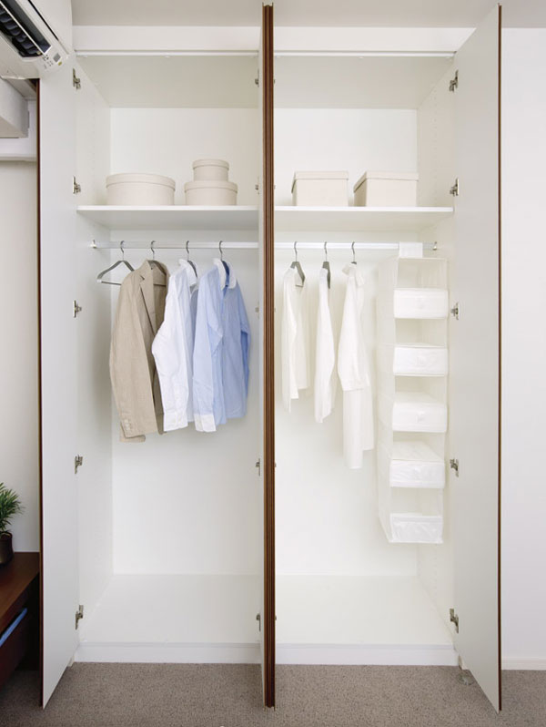 Receipt.  [closet] Shimae beautiful storage products, Take-out also smooth closet. Since it is functionally organized you can use a wider room (same specifications)
