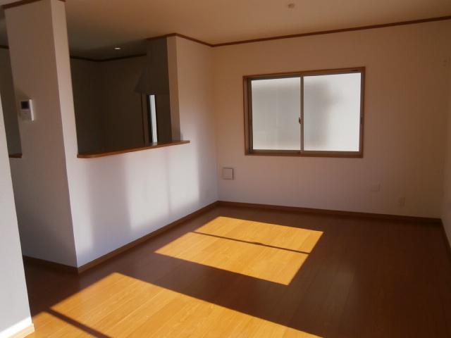 Living. Indoor shooting the open kitchen from the (December 2013) living