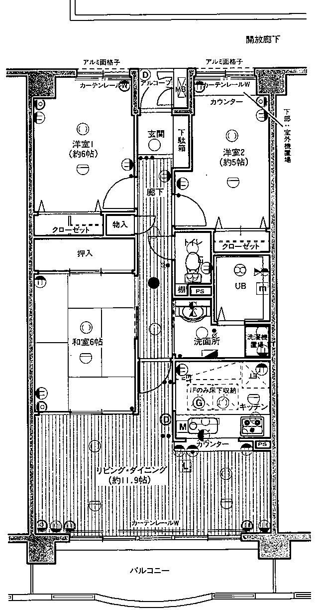 Floor plan. 3LDK, Price 15.2 million yen, Occupied area 71.33 sq m , Balcony area 9.69 sq m