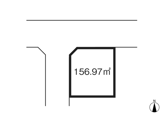 Compartment figure. Land price 15,060,000 yen, Land area 156.97 sq m