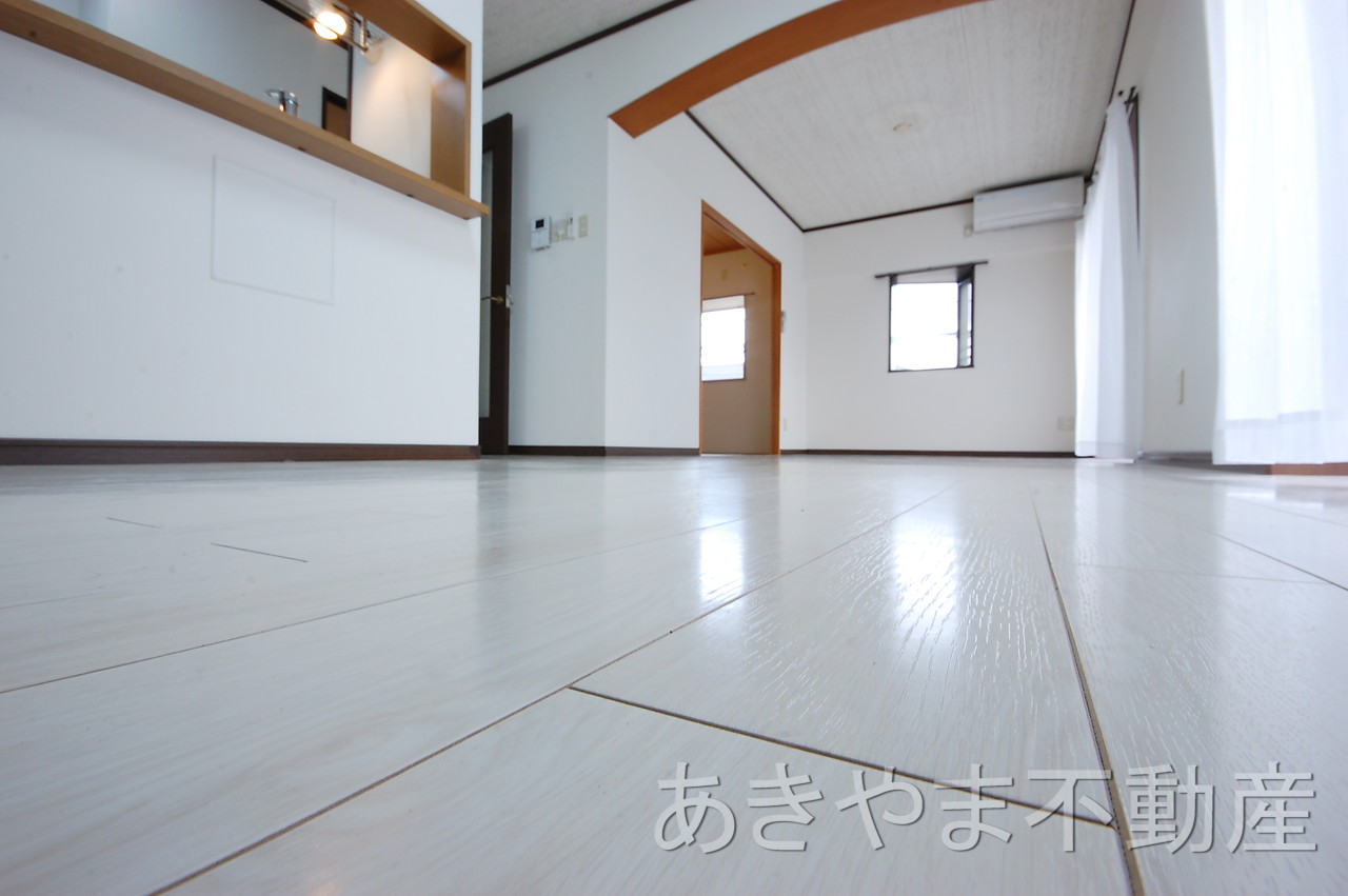 Living and room. Sound insulation flooring