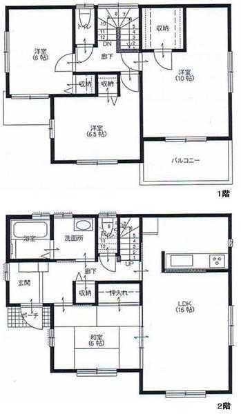 Floor plan. 27.5 million yen, 4LDK, Land area 212.08 sq m , Building area 105.99 sq m