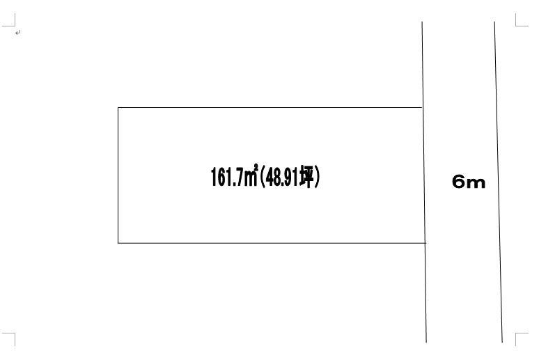 Compartment figure. Land price 15,650,000 yen, Land area 161.7 sq m