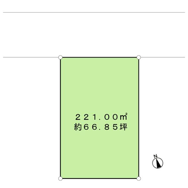 Compartment figure. Land price 29 million yen, Land area 221 sq m