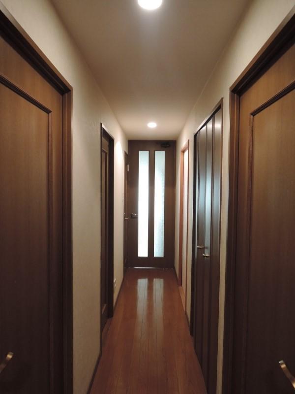 Other introspection. Corridor down light with atmosphere.