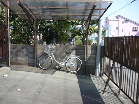 Other common areas. There is a bicycle parking lot!