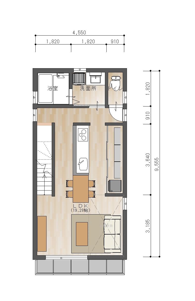 33,800,000 yen, 4LDK + S (storeroom), Land area 83.96 sq m , Building area 121.42 sq m