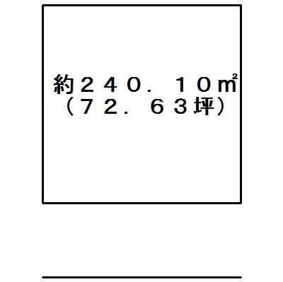 Compartment figure. Land price 7,263,000 yen, Land area 240.1 sq m