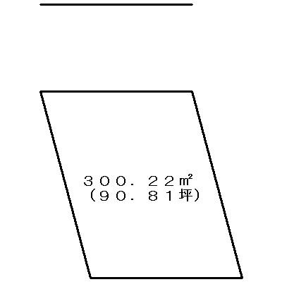 Compartment figure. Land price 9.99 million yen, Land area 300.22 sq m