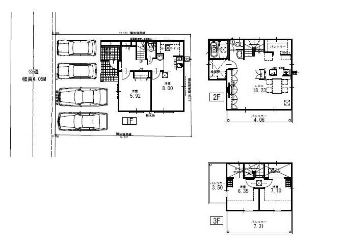 Floor plan. 25,400,000 yen, 4LDK, Land area 112.67 sq m , Building area 112.51 sq m