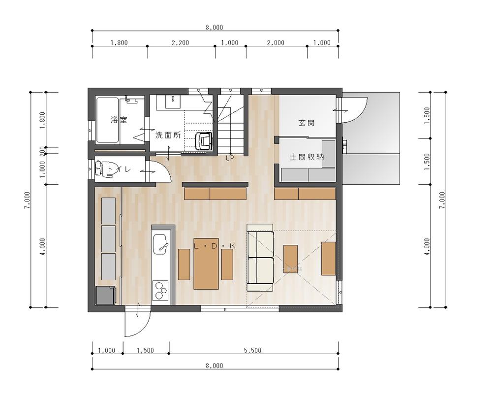 Floor plan. 38,350,000 yen, 3LDK + S (storeroom), Land area 186.65 sq m , Building area 99.5 sq m