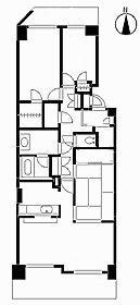 Floor plan. 3LDK + S (storeroom), Price 12 million yen, Occupied area 80.65 sq m , Balcony area 15.26 sq m