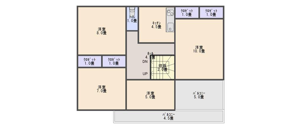 Floor plan. 21 million yen, 9LDKK, Land area 522.88 sq m , Building area 239.72 sq m