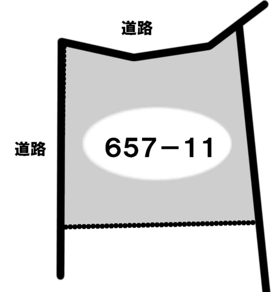 Compartment figure. Land price 3.8 million yen, Land area 138.89 sq m