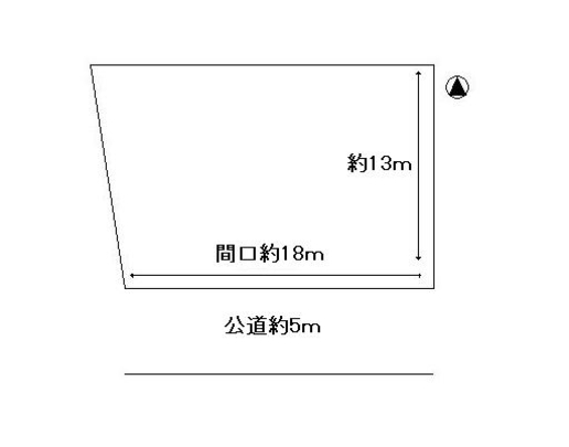 Compartment figure. Land price 7.8 million yen, Land area 241.42 sq m
