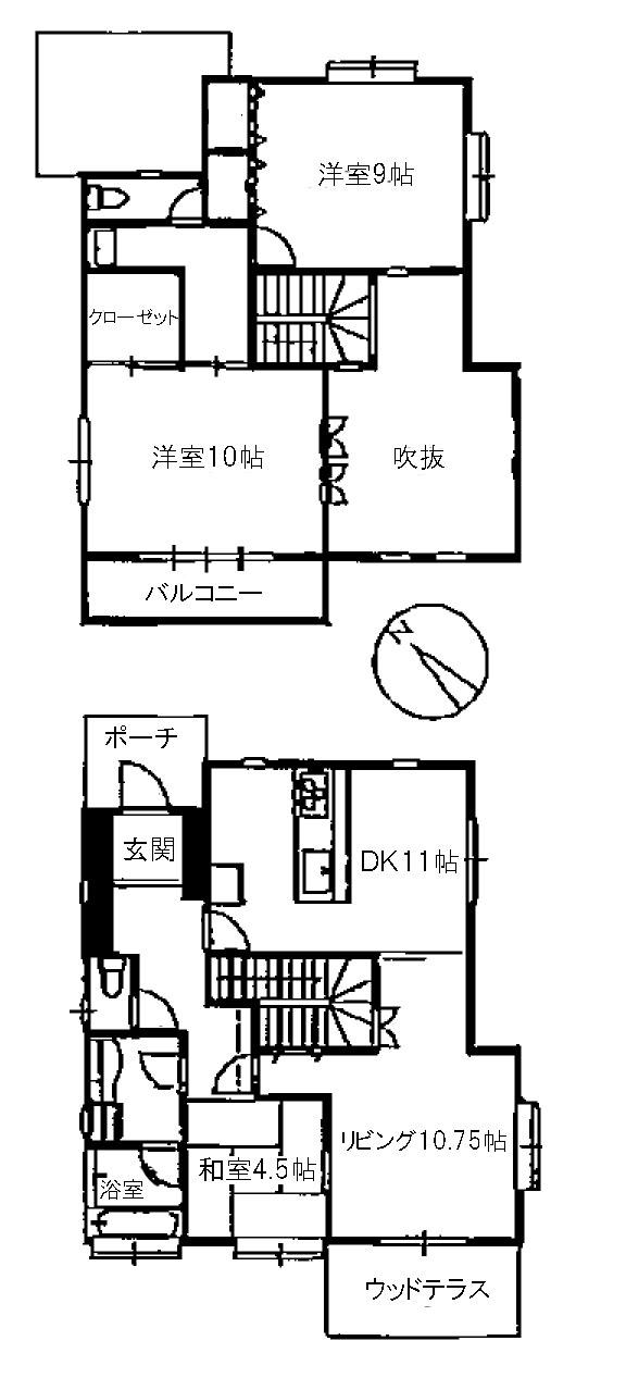 Floor plan. 22 million yen, 3LDK, Land area 409.09 sq m , Building area 116.35 sq m floor plan