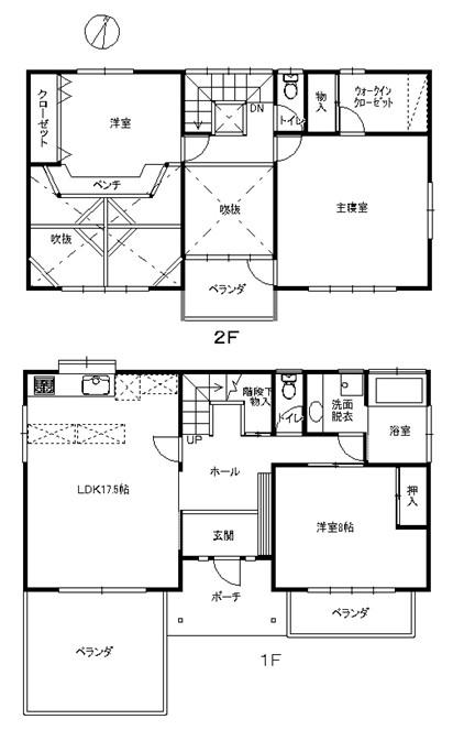 Floor plan. 23 million yen, 3LDK + S (storeroom), Land area 396.46 sq m , Building area 123.93 sq m