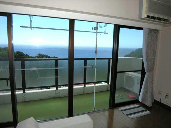 Balcony. The sea is the panoramic views from the indoor