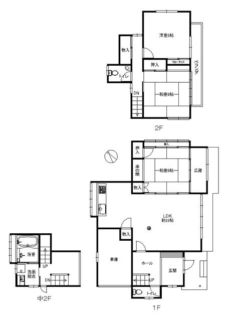 Floor plan. 21.5 million yen, 3LDK, Land area 463.29 sq m , Building area 127.28 sq m