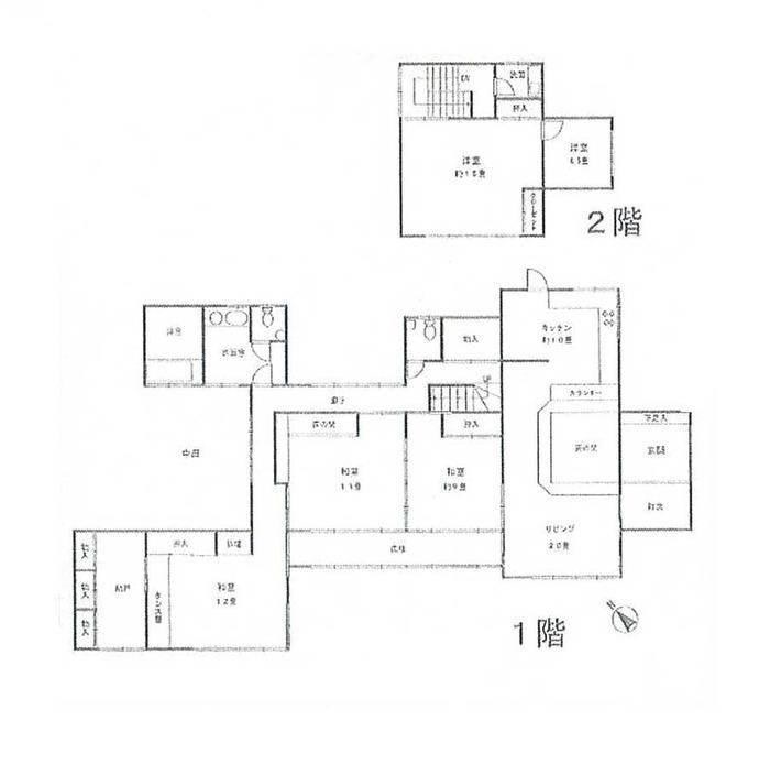 Floor plan. 68 million yen, 5LDK, Land area 1,381 sq m , Building area 232.52 sq m