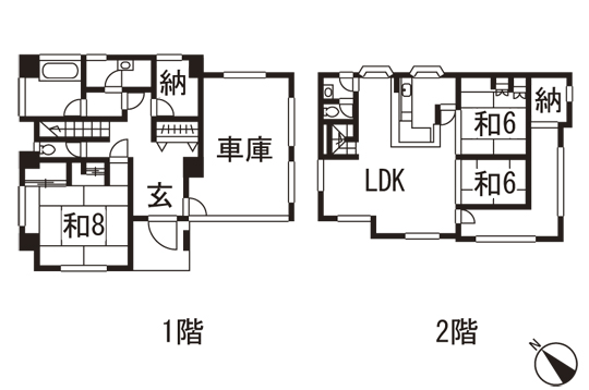 Floor plan. 32,800,000 yen, 3LDK + S (storeroom), Land area 424 sq m , Building area 164.68 sq m