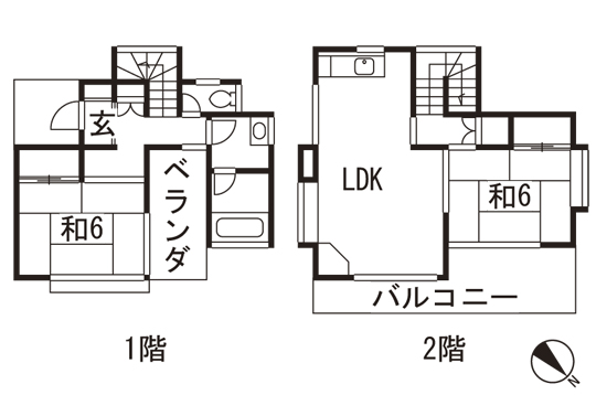 Floor plan. 10 million yen, 2LDK, Land area 1,096 sq m , Building area 68.72 sq m