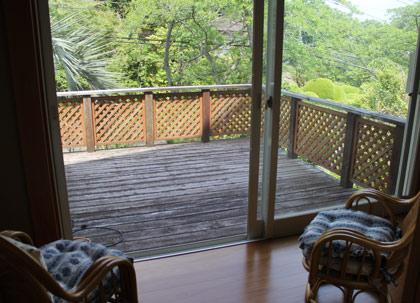 Other. Wide wood deck