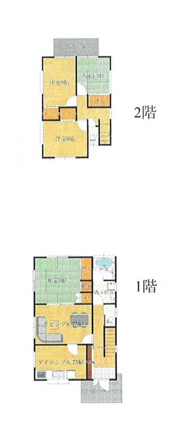 Floor plan. 16.5 million yen, 4LDK, Land area 165.31 sq m , Building area 96.05 sq m