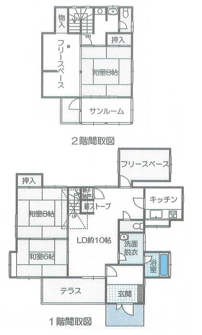 Floor plan. 16.8 million yen, 3LDK + S (storeroom), Land area 363 sq m , Building area 99.78 sq m