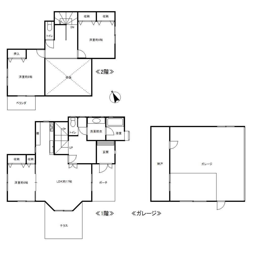 Floor plan. 19.3 million yen, 3LDK, Land area 335 sq m , Building area 107.85 sq m