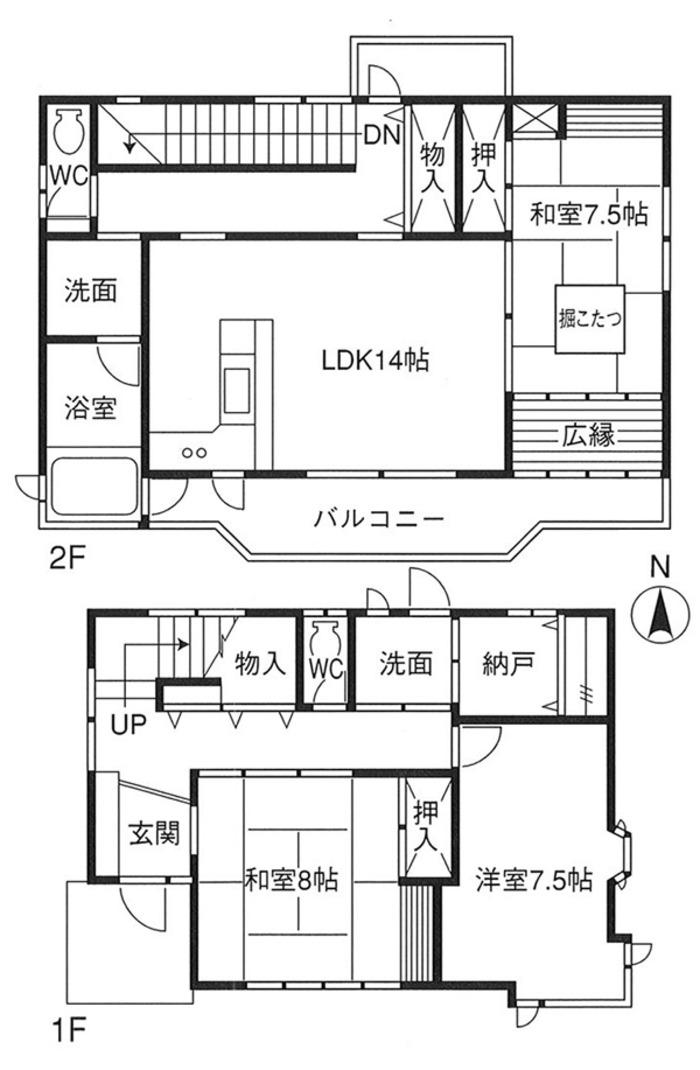 Floor plan. 12.8 million yen, 3LDK + S (storeroom), Land area 399.42 sq m , Building area 122.69 sq m