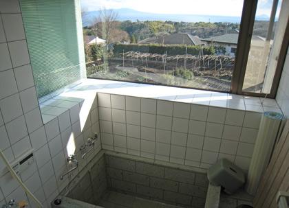 Bathroom. Also you can see the sea from the bath