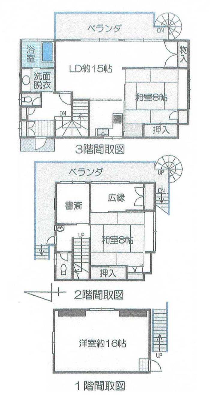 Floor plan. 9.8 million yen, 3LDK + S (storeroom), Land area 560 sq m , Building area 137.34 sq m