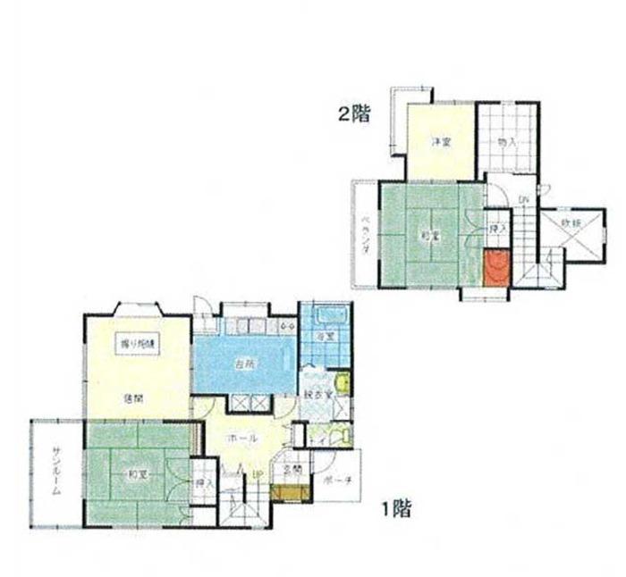 Floor plan. 13.7 million yen, 3LDK, Land area 265 sq m , Building area 94.37 sq m