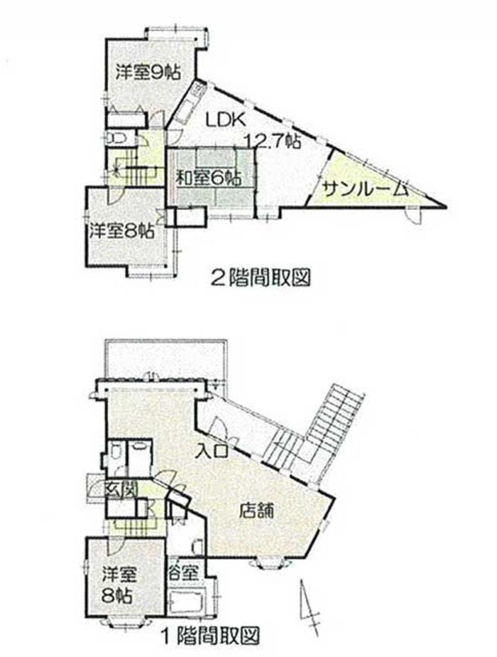Floor plan. 25 million yen, 4LDK, Land area 578 sq m , Building area 144.49 sq m