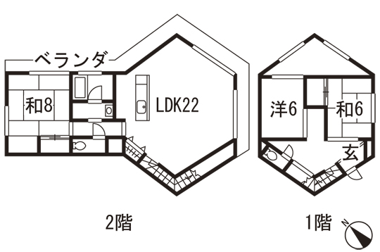 Floor plan. 21 million yen, 3LDK, Land area 457 sq m , Building area 108.5 sq m