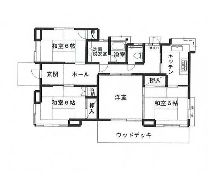 Floor plan. 15 million yen, 4K, Land area 396 sq m , Building area 82.43 sq m