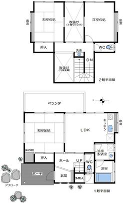 Floor plan. 12.8 million yen, 3LDK, Land area 390 sq m , Building area 76.18 sq m floor plan