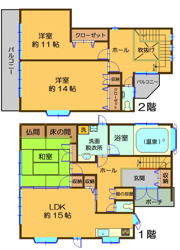 Floor plan. 36,800,000 yen, 3LDK, Land area 228.09 sq m , Building area 159.97 sq m