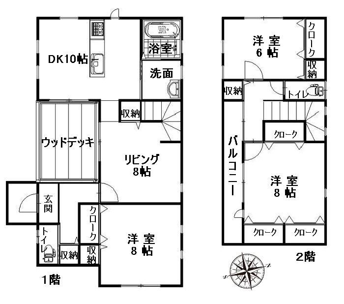Floor plan. 23.8 million yen, 3LDK, Land area 294.36 sq m , Building area 102.67 sq m