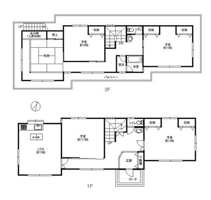 Floor plan. 74,800,000 yen, 5LDK, Land area 1,776 sq m , Building area 205.64 sq m