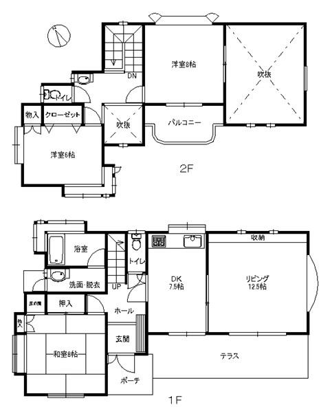 Floor plan. 21,800,000 yen, 3LDK, Land area 492 sq m , Building area 103.41 sq m