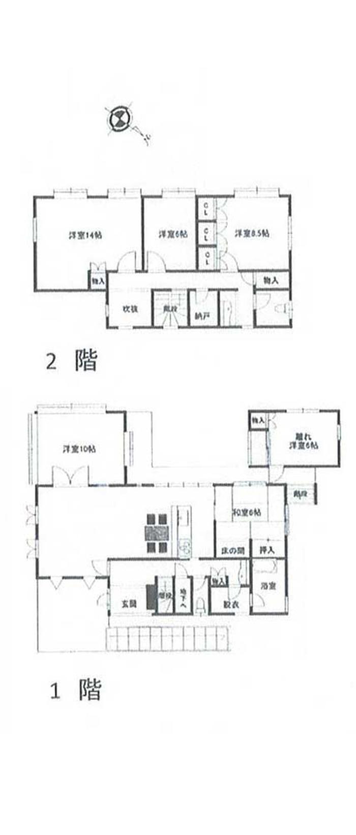 Floor plan. 25 million yen, 6LDK, Land area 377 sq m , Building area 160.34 sq m